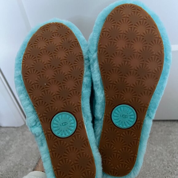 UGG Oh Yeah Slide Aqua Blue (Women's) - Picture 2 of 2